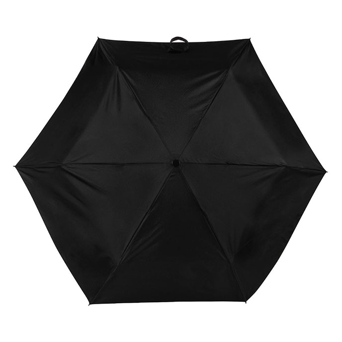 totes ECO-BRELLA® Supermini Plain Black (3 Section) Extra Image 1